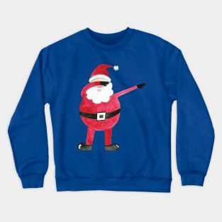 Dabbing Santa Claus watercolor Crewneck Sweatshirt